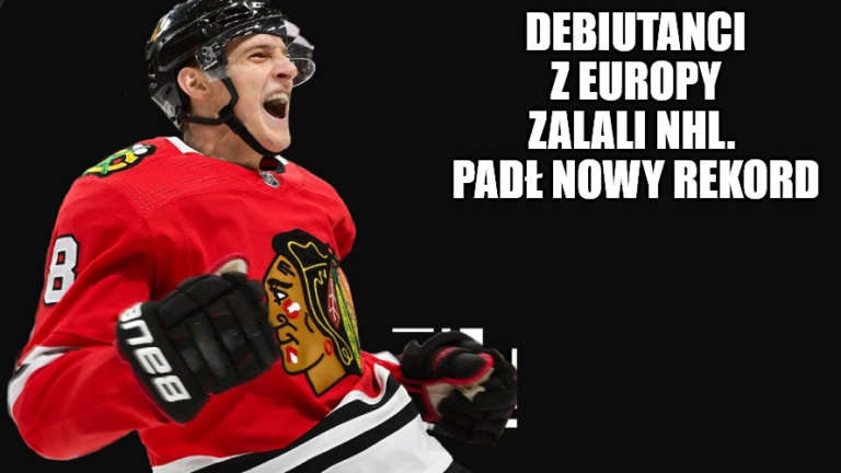 Analiza: Debiutanci z Europy zalali NHL. Padł rekord
