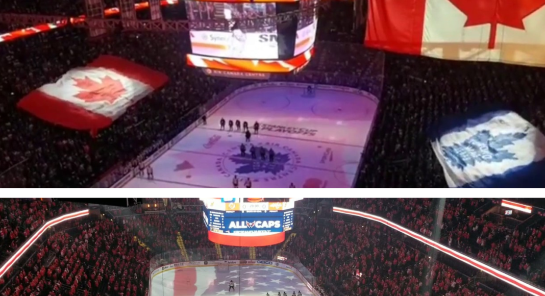 Spersonalizowane hymny narodowe w NHL. Kreatywność kibiców nie zna granic