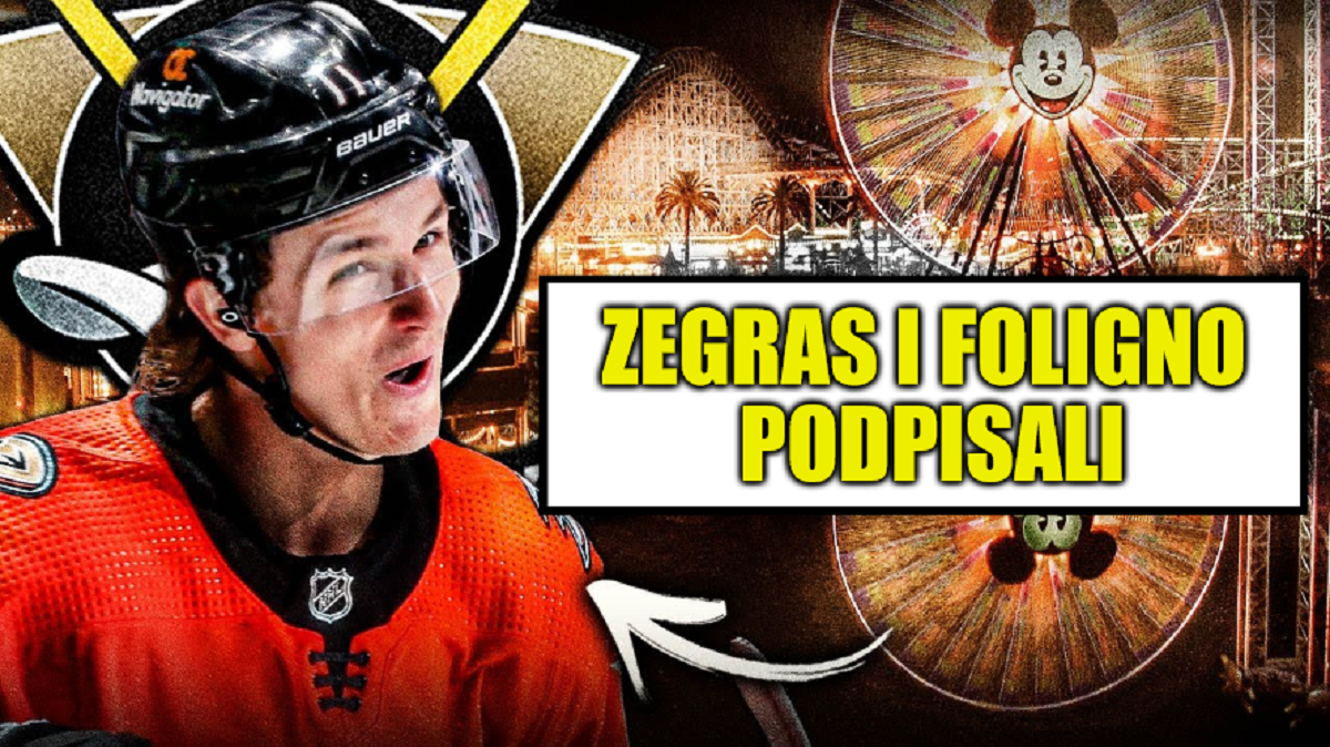 Kontrakty w NHL. Zegras i Foligno. Walczak i magik podpisali