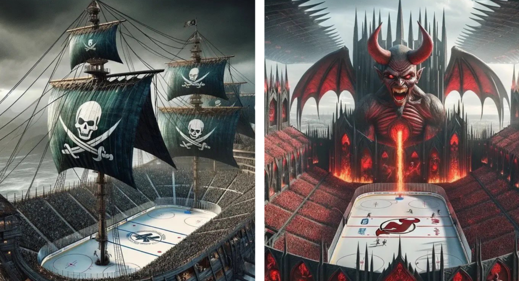 GALERIA: hale NHL w wersji świata sci-fi lub fantastycznej baśniowej krainy 🧚🏼✨