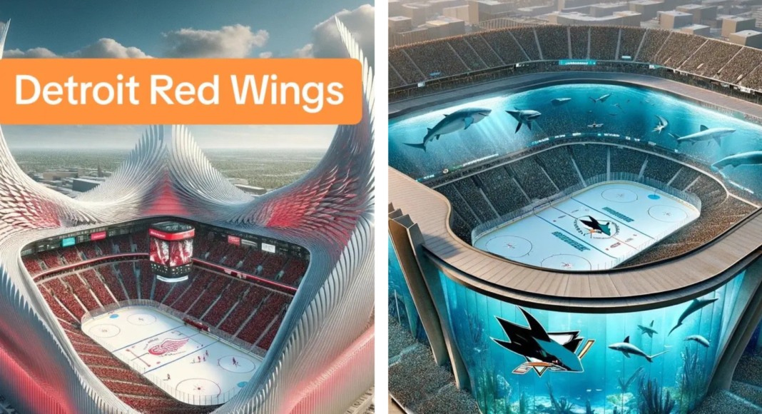 Galeria o NHL: Hokejowe areny rodem z czarodziejskiej krainy! Jak w bajce