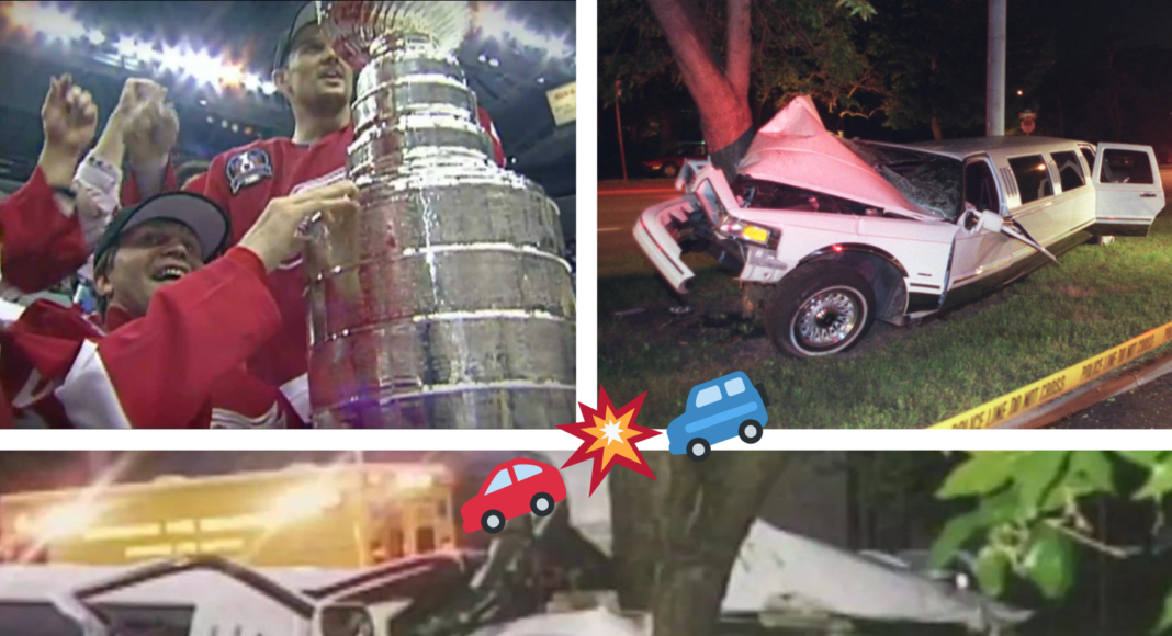 Ta kraksa samochodowa wstrząsnęła NHL i całym światem