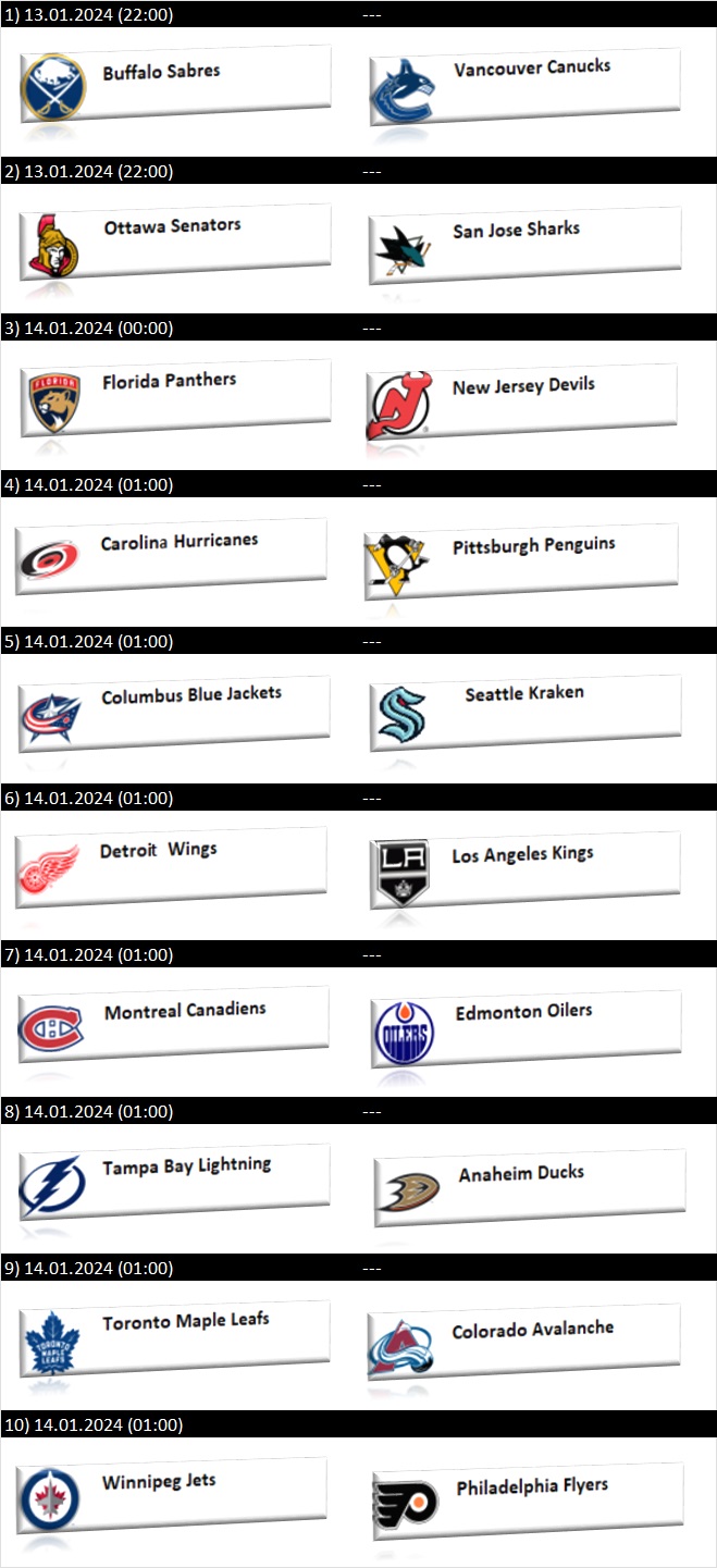 NHL typer