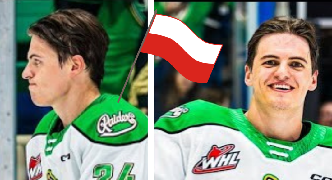 Krzysztof Maciaś włączył trzeci bieg w walce o NHL! Trudno go nie zauważyć