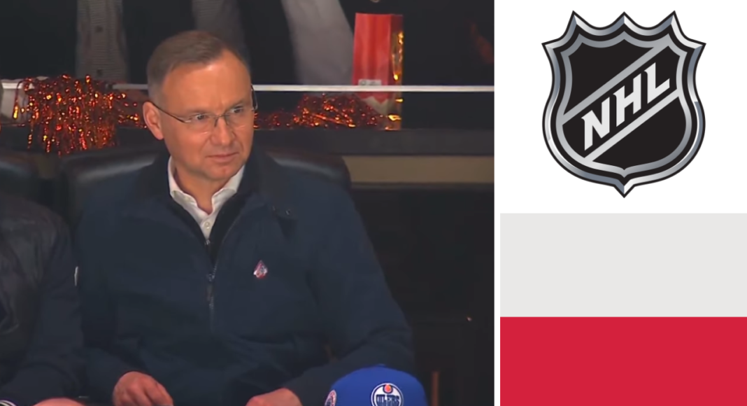 Prezydent Duda na NHL. Nie tylko on kocha hokej! Oto inni słynni Polacy na meczach