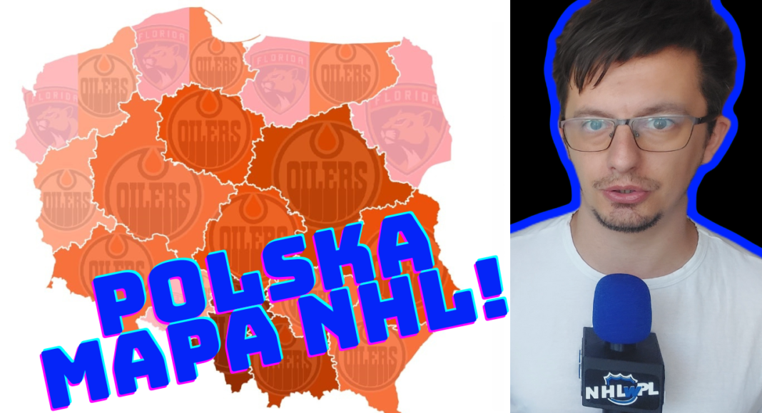 WIDEO. Polska mapa NHL! Kto popiera kogo w finałach?