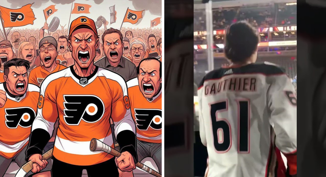 Zdrada Gauthiera w NHL nadal grzeje. Kibice Flyers znowu się odpalili