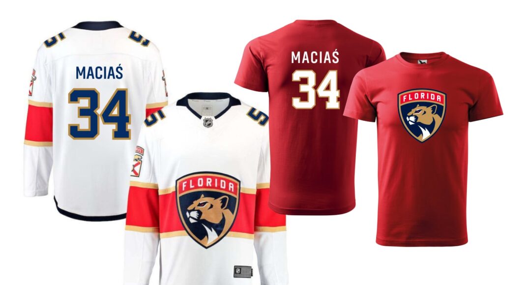 Maciaś podbija Florydę i NHL! ZAMÓW replikę koszulki lub bluzy!
