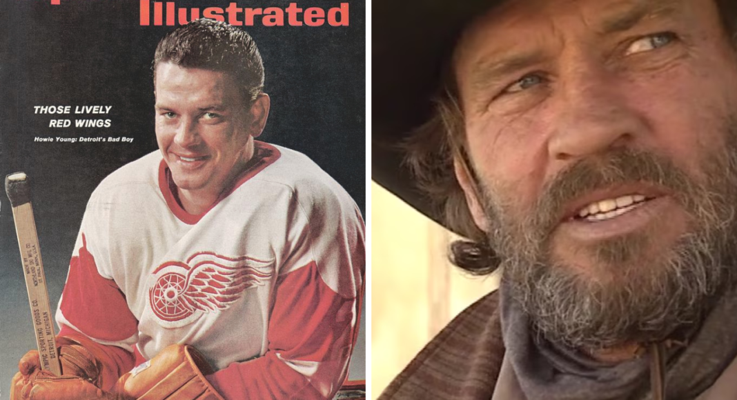 Grał w filmach i w NHL! Twardziel z okładki. Hokejowy kowboj