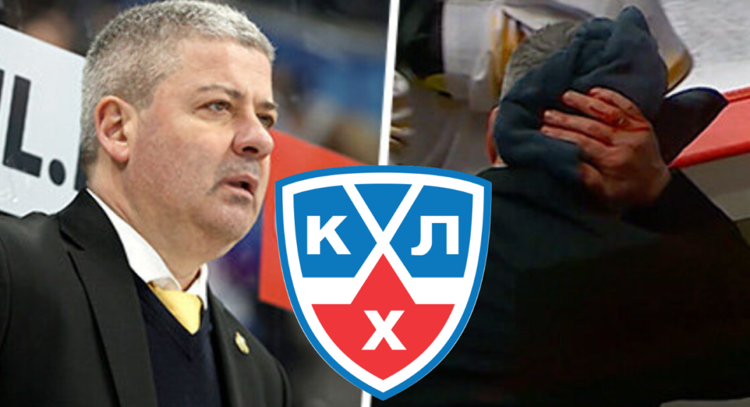 Hokej. Podsumowanie tygodnia w KHL. Trener dostał krążkiem w twarz