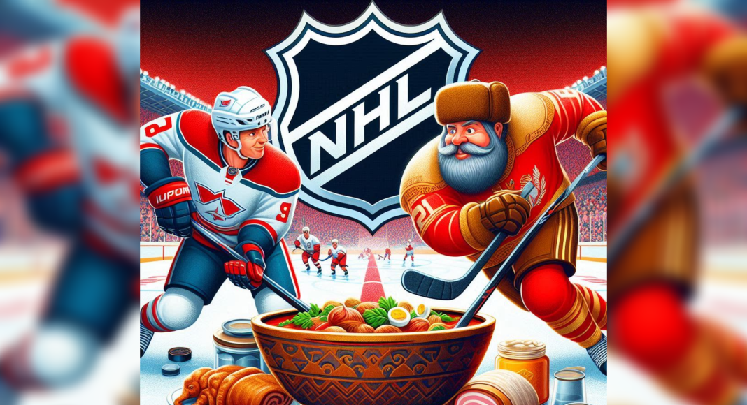 Hokej. Podsumowanie tygodnia z KHL. Przywitali gościa z NHL barszczem i smalcem