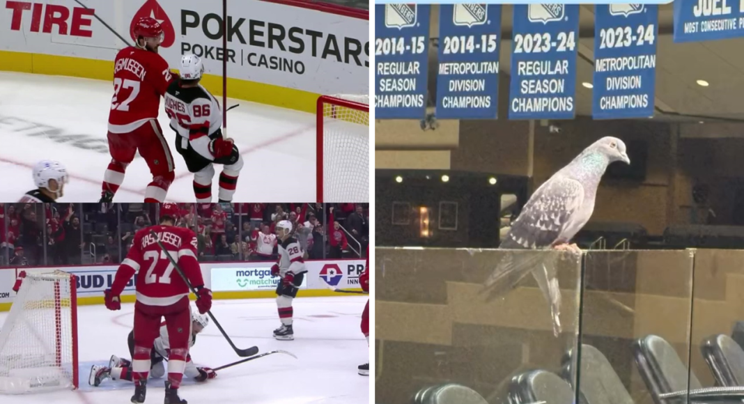 Nocna Zmiana z NHL: Upokorzenie gwiazdora Jacka i gołębie w MSG