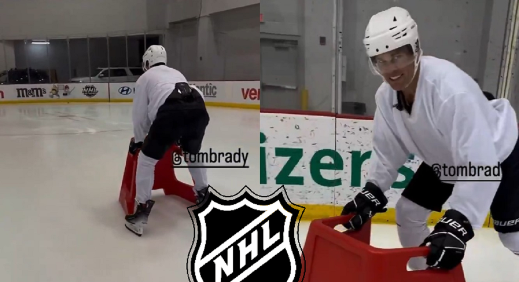 Jeździ lepiej niż Rempe. Dawać go do NHL. Supergwiazda sportu uczy się hokeja