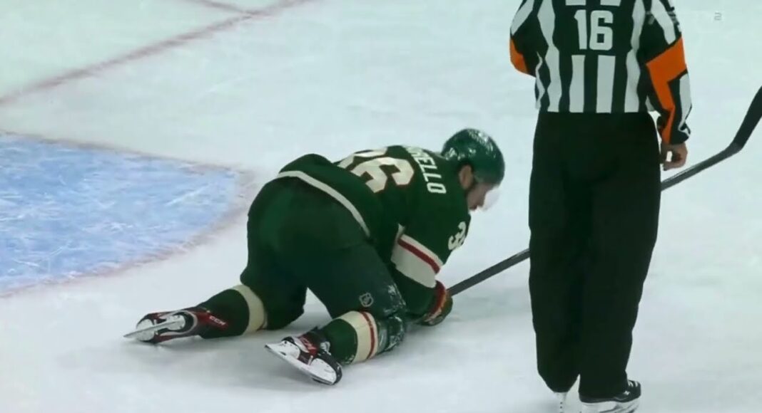 Koszmarna kontuzja w NHL: Pęknięte jądro i zmasakrowany ochraniacz