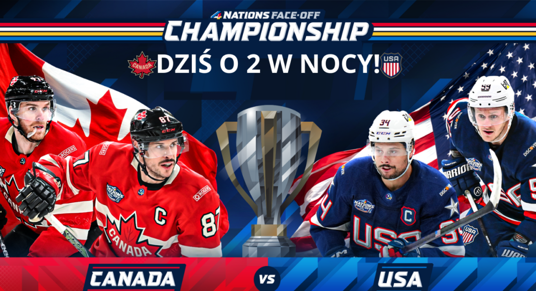 Hokej. Wielki FINAŁ. Kanada – USA. Oglądaj u nas 4 Nations! STREAM
