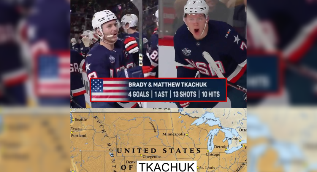 Hokej. Zjednoczone Stany Tkachuków. Braterska demolka na 4 Nations!
