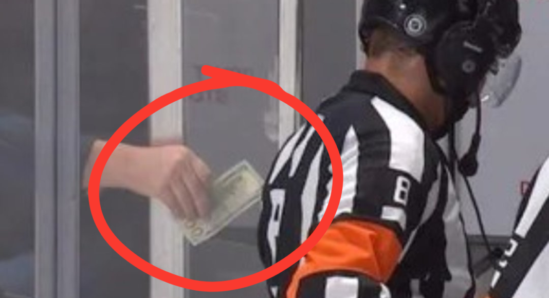 Raport z NHL. 100 dolarów łapówki dla sędziów na oczach wszystkich. Przyjęte!