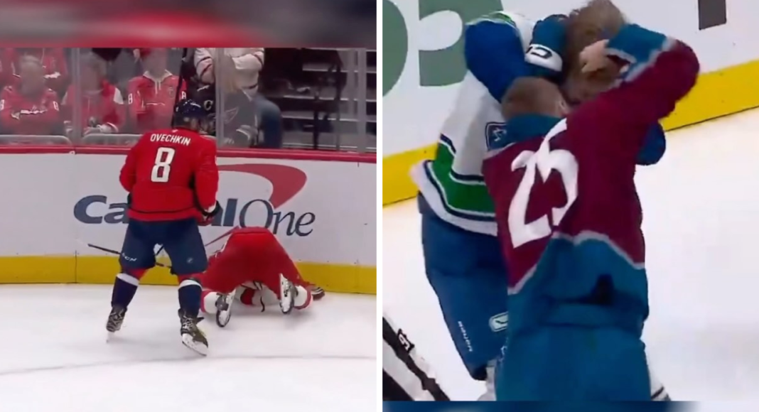 Raport z NHL. Bił się Pettersson, ale nie ten. Owi goni rekord, ale inny