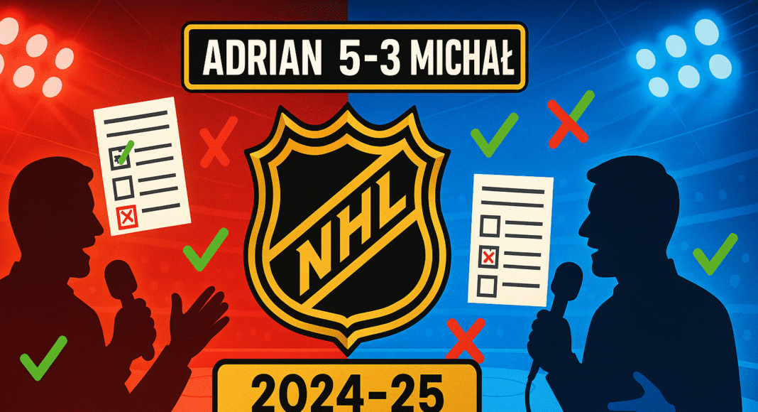 WYNIKI zakładów redakcji NHL w PL o przebieg sezonu 24/25!