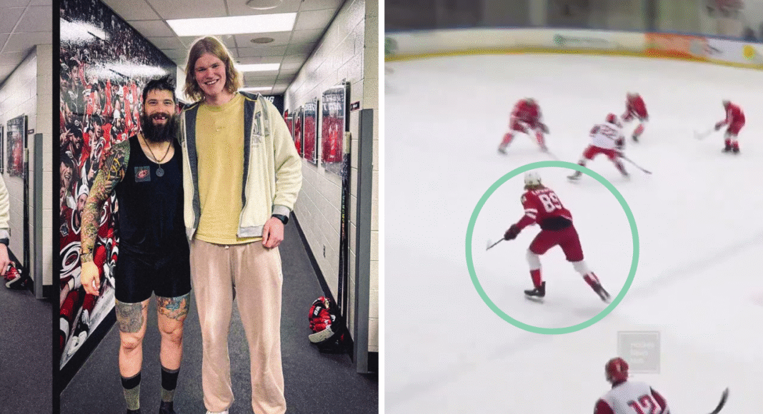 To następca Zdeno Chary. Olbrzym z Mołdawii. Największy hokeista świata zmierza do NHL!