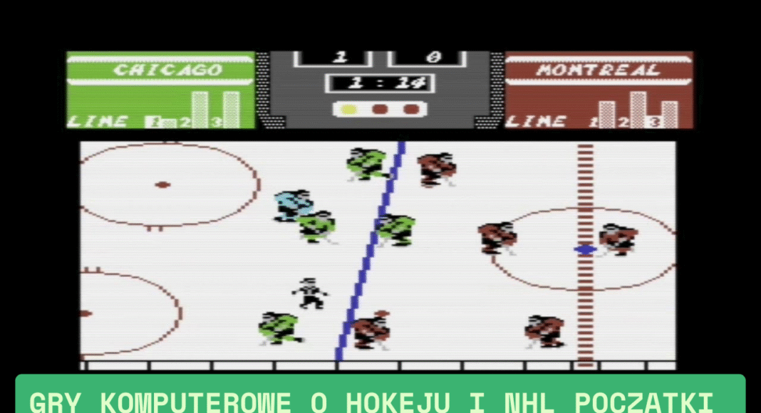 Gry komputerowe o hokeju i NHL. Początki