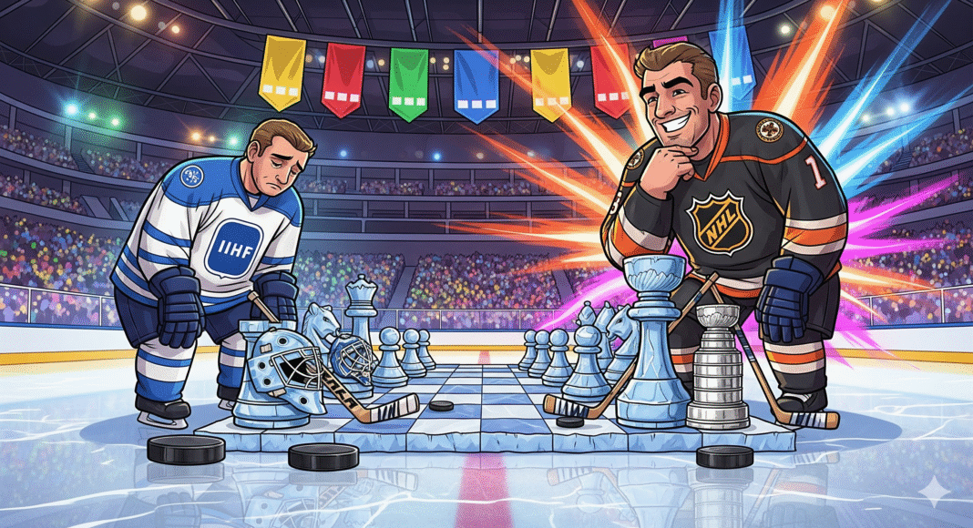 IIHF przegrywa w szachy z NHL. Światowy hokej w kropce. Po co komu MŚ Elity?