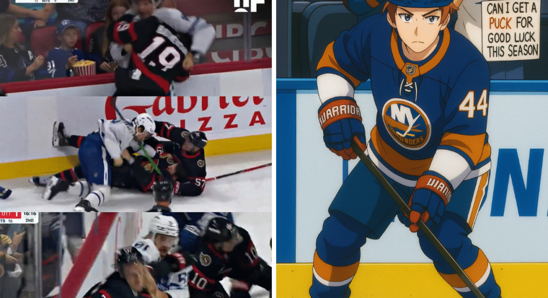 Sparingi w NHL. Kapitańska robota Landeskoga, już się biją w Ontario