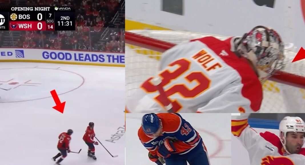 Nocna Zmiana z NHL: Sabotażysta i pocałunek w poprzeczkę. Hokej