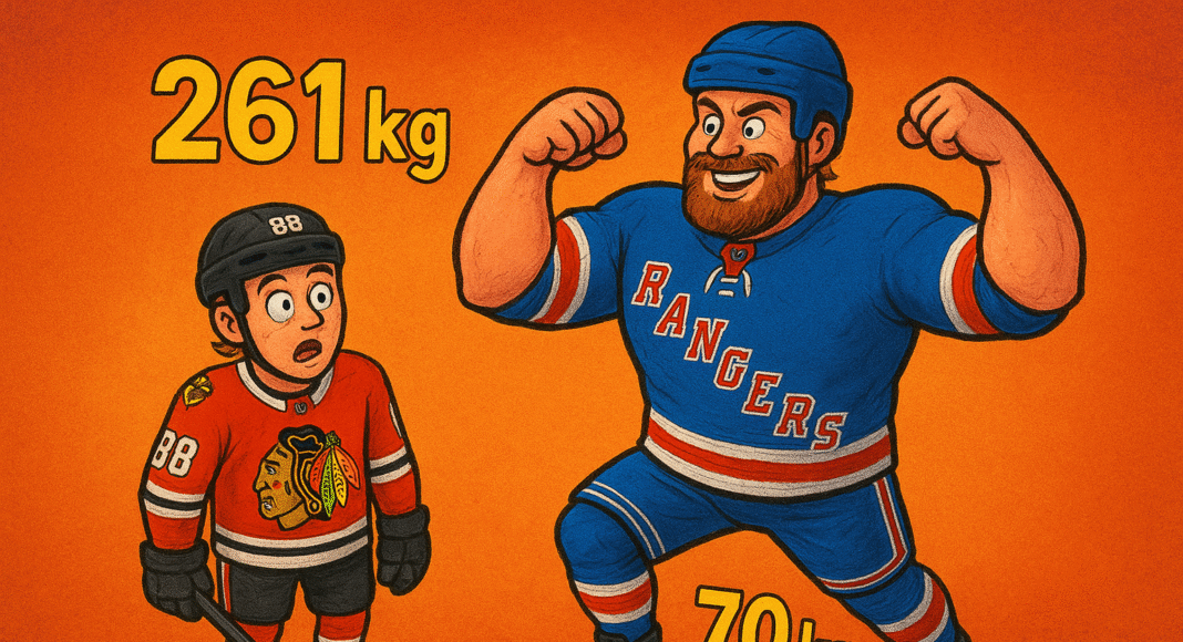 Zmierzyliśmy i zważyliśmy całą NHL! Cenne dane całej ligi. Hokej