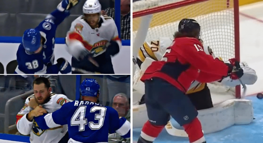 Sparingi w NHL. Dzień 12 i 13. Lacrosse od frontu i lekkość derbów Florydy