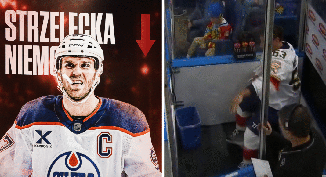 Raport z NHL: McZero goli. Marchand połamał i wyrzucił kask rywala. Hokej