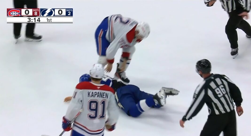 Nocna Zmiana z NHL: Big Braz i nokaut czysto na szczękę. Hokej