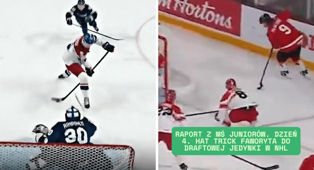 Raport z MŚ Juniorów. Dzień 4: Hat trick faworyta do draftowej jedynki w NHL. Hokej