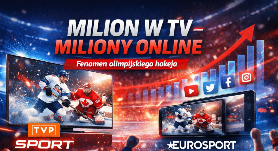 Polacy pokochali hokej! Milion widzów finału IO i inne ciekawostki oglądalności