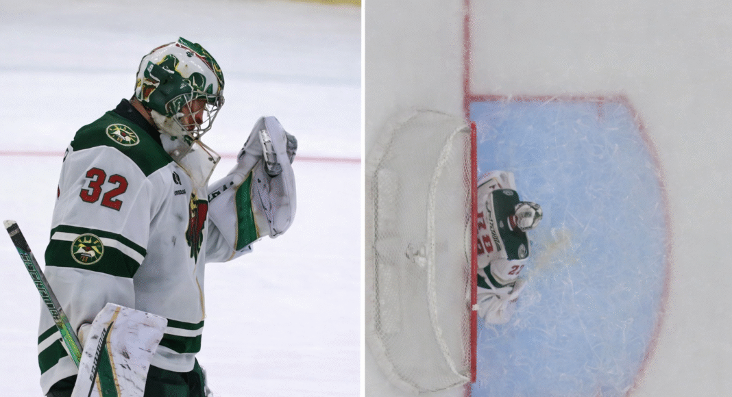 Nocna Zmiana z NHL. Bramkarz zwymiotował i poprosił o zmianę. Hokej