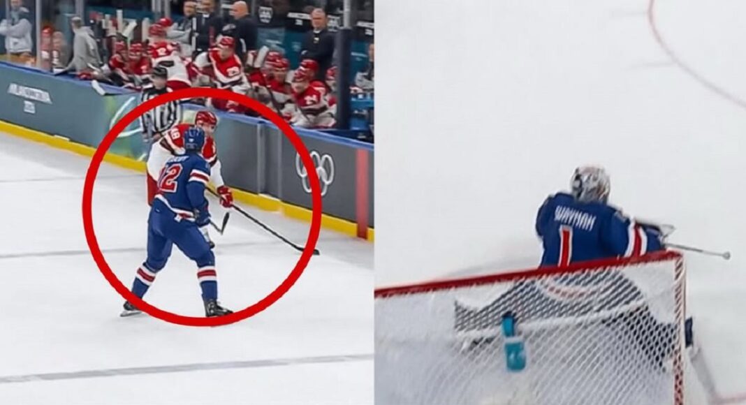 Raport z IO: Bramkarz z NHL wpuścił gola wstydu z połowy! Demolka gospodarzy. Hokej