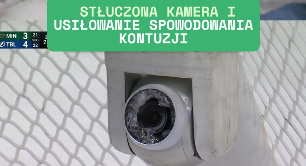 Raport z NHL. Stłuczona kamera i usiłowanie spowodowania kontuzji. Hokej