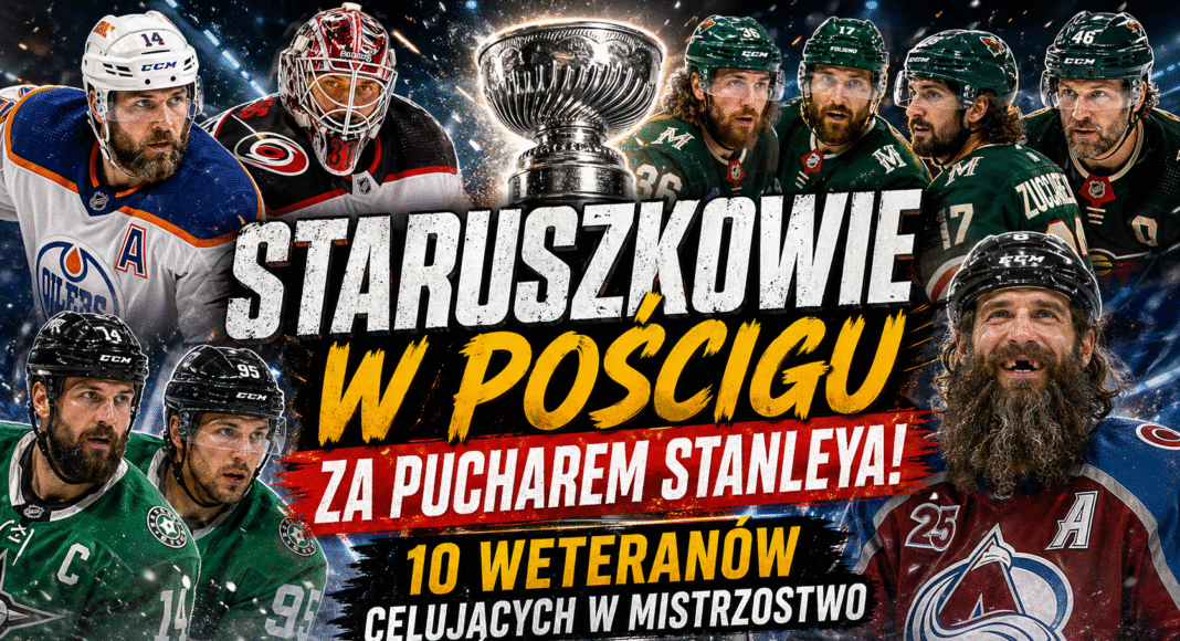 Staruszkowie w pościgu za Pucharem Stanleya! 10 weteranów celujących w mistrzostwo