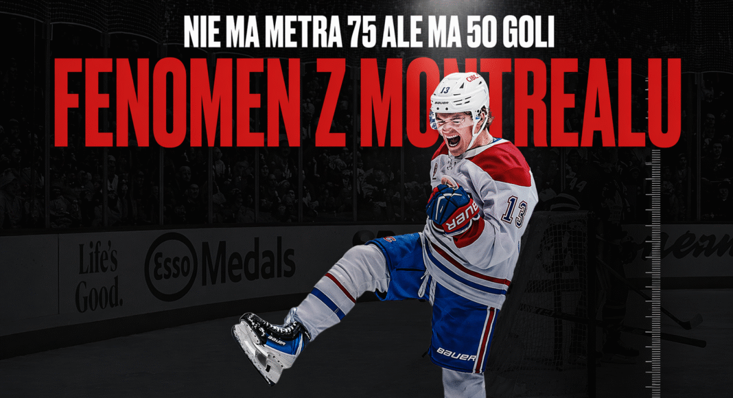 Nocna Zmiana z NHL: Nie ma metra 75, ale ma 50 goli. Fenomen z Montrealu