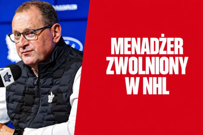 Menadżer zwolniony w NHL