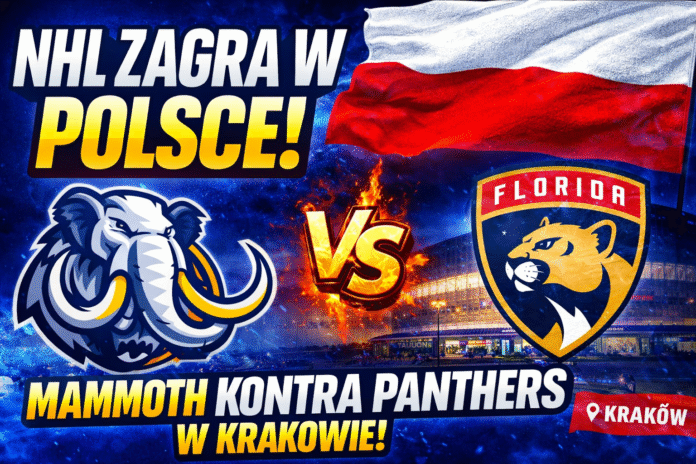 NHL w Krakowie_ Mammoth kontra Panthers