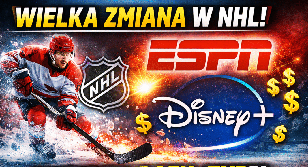 Wielkie zmiany z prawami do transmisji NHL! Potężny gracz namiesza
