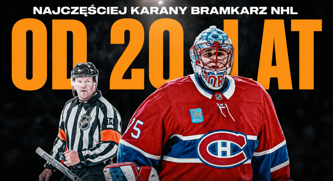 Najczęściej karany bramkarz NHL od 20 lat! A kim byli inni z TOP?