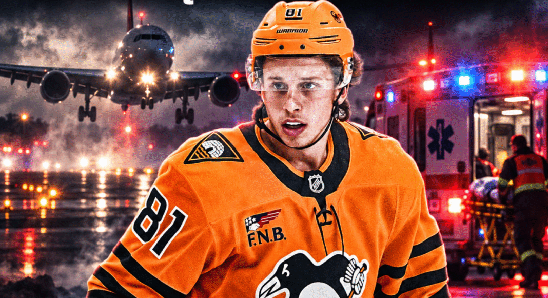 Ekipa z NHL wracała z meczu. Awaryjne lądowanie! Hokeistę zabrała karetka